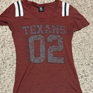 NFL Texans Red Short Sleeve Tee